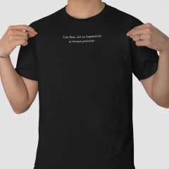 Camiseta masculina com Deus até os impossíveis se tornam possíveis na internet