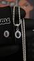 Conjunto Roxo Circular Cravejado na internet