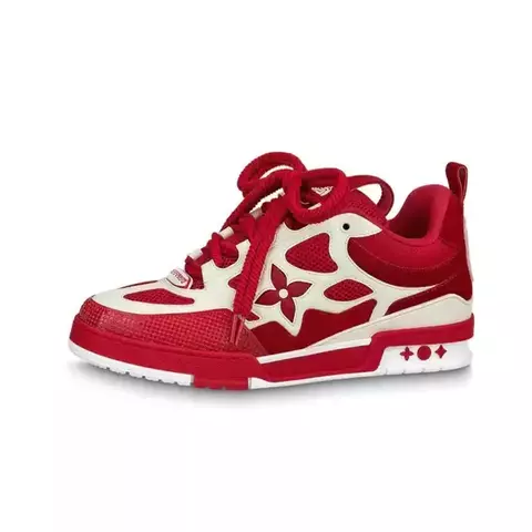 LOUIS VUITTON "LV SKATE VERMELHO E BRANCO" - PRONTA ENTREGA