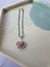 Pulsera acero con piedra corazón - comprar online