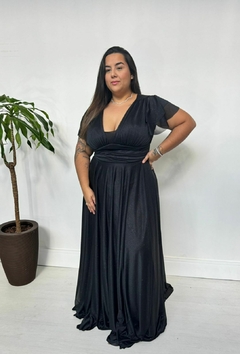 Vestido Longo Plus Lia