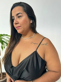 Vestido Longo Plus Sophia - regina modas