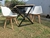 COMBO MESA ESTILO INDUSTRIAL MAS 4 SILLAS TULIP - tienda online
