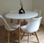 Combo nordico mesa redonda de 90 cm mas 4 sillas eames - comprar online