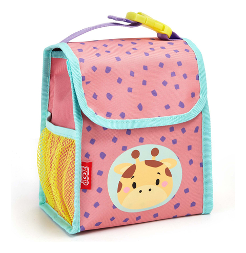 Lancheira Infantil Térmica Creche Menina Zoop Girafa