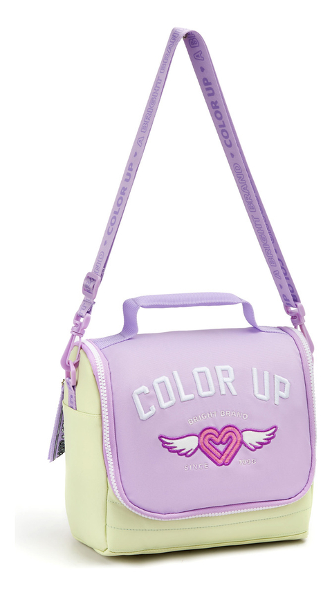 Lancheira Términa Escolar Juvenil Menina Feminina Color Up