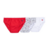 Cueca Infantil Bebe Slip Algoção 3 Unidades Urso/Branco Pimpolho