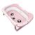 Banheira Portatil Dobravel Silicone Gatinho Rosa Clingo