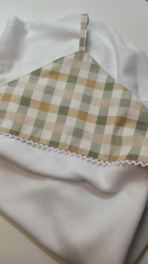 Toalha Fralda com Capuz (4 Camadas)