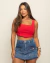 Short saia Glitter cargo
