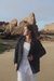 Blazer azul rayado - tienda online