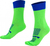 Meia Hupi Cano Médio - Verde e Azul
