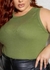 Regata Sarah Plus Size Verde Militar - comprar online