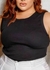 Regata Sarah Plus Size Preta - comprar online