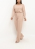 Conjunto Moletinho Rebeca Manga Longa - Nude - comprar online