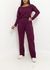 Conjunto Moletinho Rebeca Manga Longa - Vinho - comprar online