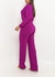 Conjunto Moletinho Rebeca Manga Longa - Fucsia na internet