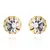 Brinco Infantil Cravejado Cristal Tarraxa Baby no Ouro - comprar online