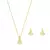 Conjunto Nossa Senhora Aparecida Cravejado em Ouro - comprar online