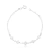 Pulseira Prata 925 Geométrico em Zircônia - comprar online