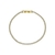 Pulseira Riviera Cristal em Ouro 2mm - comprar online