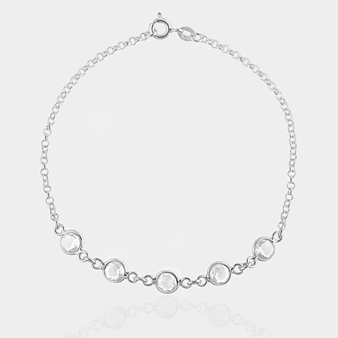 Pulseira Ponto de Luz Prata 925