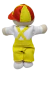 Boneco De Pano 35 Cm- Artesanal- Decorativa- Personalizado. na internet