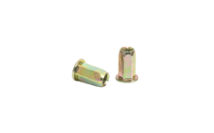 Tuerca Hexagonal Cabeza Ancha Acero Cincado x 50 unidades