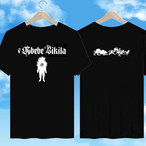 Camisa BK ABEBE BIKILA DLRE Bloco7 unissex trap rap hiphop MODELO 2 - comprar online