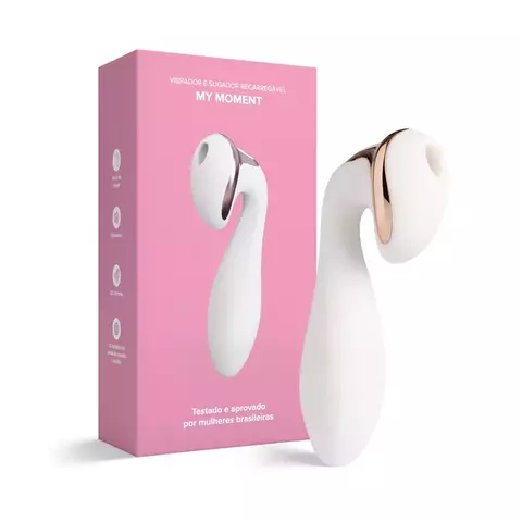 My Moment - Vibrador Recarregável e Sugador de Clitóris