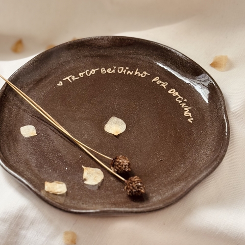 PRATO DE SOBREMESA CAFÉ NATURAL