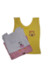 Kit 3 Camisetas Regatas Bordadas Para Bebês em Malha 100% Algodão na internet