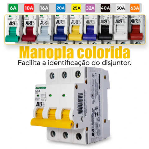 DISJUNTOR BIPOLAR C32A ALUMBRA - comprar online
