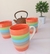 Taza jarro colores a la hora del té, café o chocolate - comprar online