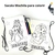 10 Sacolas Mochila para Colorir