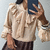 Camisa com babado amarração - comprar online