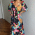 Vestido longo estampado - comprar online
