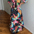 Vestido longo estampado - comprar online