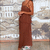 Conjunto saia midi e bata linho - comprar online