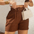 Short em alfaiataria com cinto - comprar online