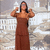 Conjunto saia midi e bata linho - comprar online