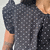Camisa manga curta de poá