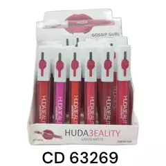 LABIAL HUDA BEAUTY MATTE LARGA DURACION CAJA X 24 UN
