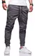 Calças Jogger Camuflada Sarja Masculina Punho Elastico