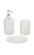 SET DE BAÑO 3 PIEZAS VIDRIO