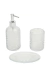 SET DE BAÑO 3 PIEZAS VIDRIO