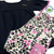 Conjunto Black com bermuda de flores - comprar online