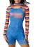 Scary Nightmare Killer Doll Cosplay Costume Set para Mulheres, Trajes de Hallowe na internet