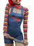 Scary Nightmare Killer Doll Cosplay Costume Set para Mulheres, Trajes de Hallowe na internet