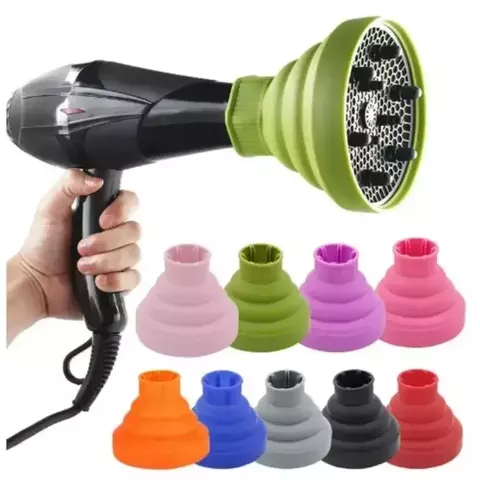 Capa difusora de secador de cabelo de silicone, soprador de secagem universal. - comprar online